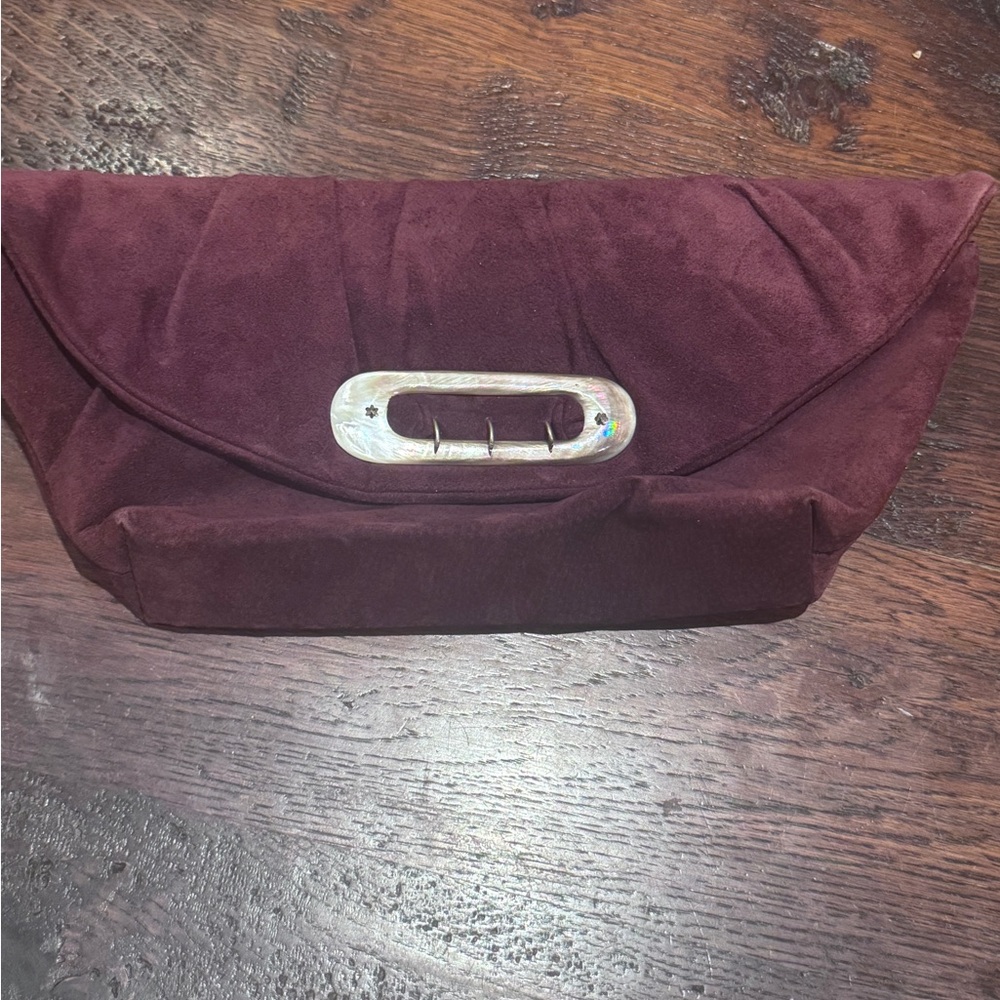 Elegant Burgundy Clutch